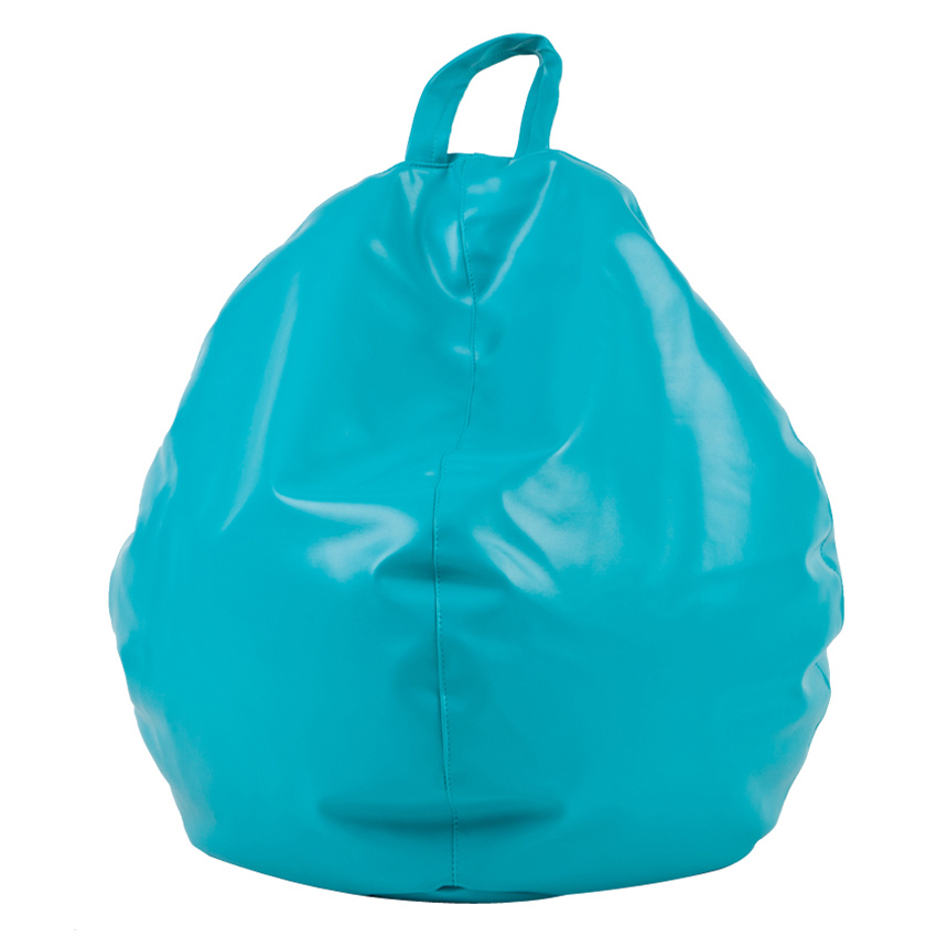 เก้าอี้ Beanbag ทรงหยดน้ำ Ø60 ซม. - สีฟ้า (มีหูหิ้ว)